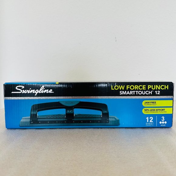 Like New 🖨 Swingline 🖨 3 Hole Punch, Hole Puncher, SmartTouch with Edge Guide - Picture 11 of 11